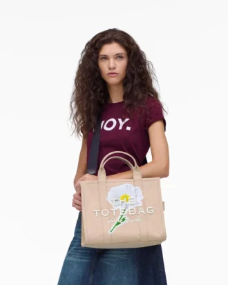 Daisy スクリプト キャンバス ミディアム Tote Bag