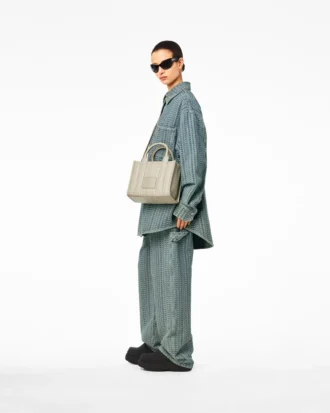 Monogram レザー スモール Tote Bag