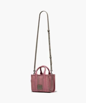 Monogram レザー クロスボディ Tote Bag