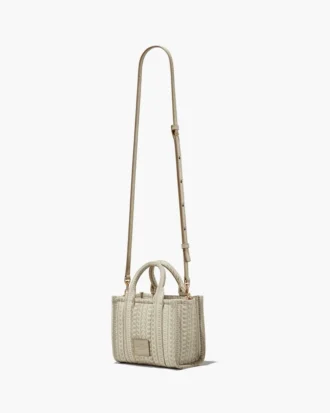 Monogram レザー クロスボディ Tote Bag
