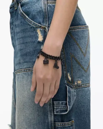 パヴェ ミニ アイコン チャーム ブレスレット