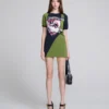 ツイストTシャツドレス