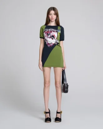 ツイストTシャツドレス