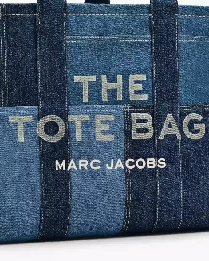 デニム ラージ Tote Bag